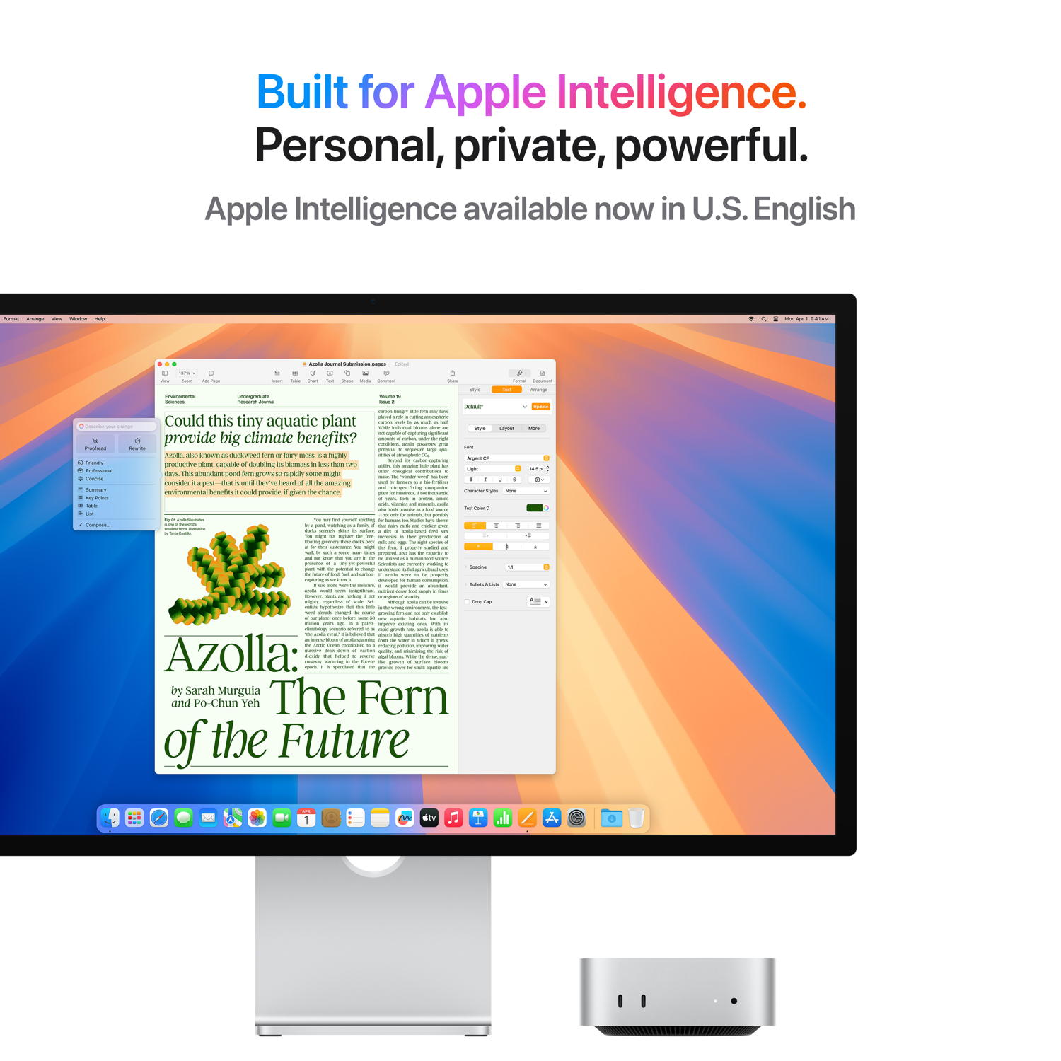 Mac Mini, procesor Apple M4 Pro, 12 nuclee CPU si 16 nuclee GPU